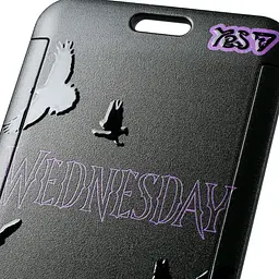Бейдж-брелок вертикальний Yes Wednesday, слайдер (940423) - мініатюра 4