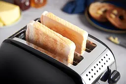 Тостер Russell Hobbs Colours Plus 1600 Вт нержав. підігрів розморозка чорний - мініатюра 9