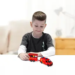Ігровий набір TechnoDrive Volkswagen Служба 112 з причепом (520322.270) - мініатюра 10