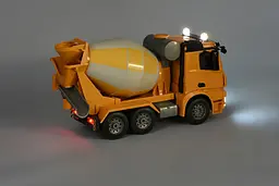 Машинка на ручному керуванні Same Toy бетонозмішувач Mercedes-Benz 1:20 жовтий (E528-003) - мініатюра 6