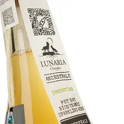 Вино ігристе Lunaria Ancestrale Spumante Pecorino біле брют-натюр 0.75 л - мініатюра 3