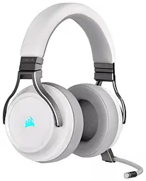 Навушники Corsair VIRTUOSO RGB WIRELESS High-Fidelity Gaming Headset (CA-9011186-EU) White - мініатюра 2
