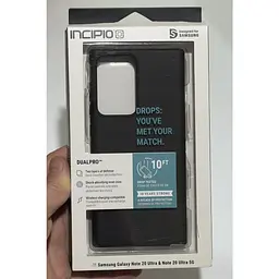 Протиударний чохол Incipio DualPro для Samsung Galaxy Note 20 Ultra 5G (6.9") Black SA-1058-BLK-V - мініатюра 2