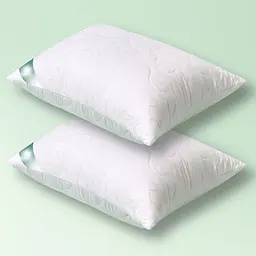 Набор из двух подушек IDEIA 50x70 - Soft двухсторонний пух бело-серый.