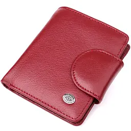 Жіночий гаманець вертикального формату з натуральної шкіри ST Leather 23071 бордовий - мініатюра 5