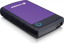 Зовнішній жорсткий диск Transcend StoreJet 25H3 1TB Purple [TS1TSJ25H3P] [77473] - мініатюра 4