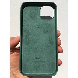 Силіконовий чохол Apple Silicone Case MagSafe для iPhone 13 Eucalyptus MN633ZE/A - мініатюра 8