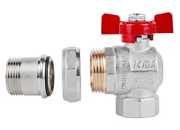 Кран кульовий Icma FAR. ROSSA 3/4" кутовий №361 (87361AE11) - мініатюра 4