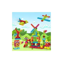 Конструктор Picasso Tiles Hedgehog Building Blocks Set 112 деталей (817338022631) - мініатюра 8