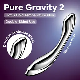 Металевий ділдо Satisfyer Pure Gravity 2 - мініатюра 6