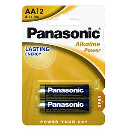 Батарейка Panasonic LR06 Alkaline Power x 2 (LR6REB/2BP)