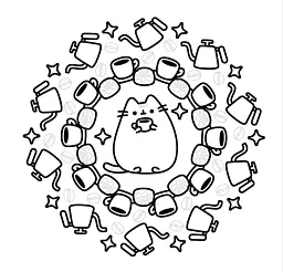 Наймиліша мінірозмальовка Pusheen. Розфарбовуй і грай - Клер Белтон - мініатюра 3