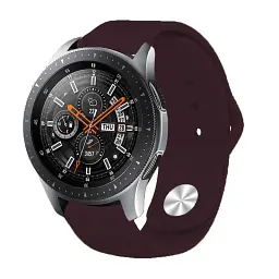 Силіконовий ремінець BeCover для Samsung Galaxy Watch 46mm/Watch 3 45mm/Gear S3 Classic/Gear S3 Frontier Purple-Wine (706318) - мініатюра 4