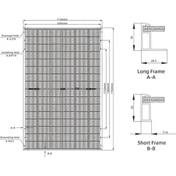 Сонячна панель GCL Group 450W GCL-NT12R/48GDF [157535] - мініатюра 2