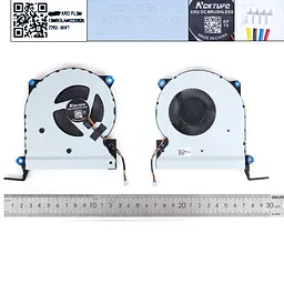 Вентилятор для Asus A560UD F560UD K560UD R560UD R562UD X560U X560UD, (13NB0IP0P01021, NS85C22-17M01, Аналог) - мініатюра 3