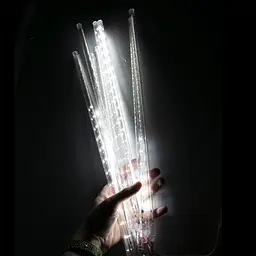 Новорічна гірлянда Метеоритний дощ 288LED 3.1 м біла гірлянда на вікна гірлянда бахрома - мініатюра 2