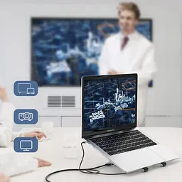 Док-станція для ноутбука Choetech 7-in-1 (HUB-M43-SL) [90620] - мініатюра 3