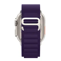 Ремінець для Apple Watch 49/46/45/44/42 (Series 1-3), фіолетовий, Alpine Loop Alpina Band, тканинний поліестеровий ремінець для смарт-годин, дихаючий, для активного відпочинку та спорту, ArmorStandart (ARM74199) - мініатюра 6