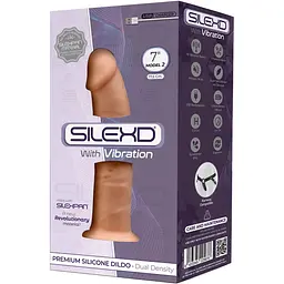 Фалоімітатор з вібрацією SilexD Henry Vibro Flesh - мініатюра 2