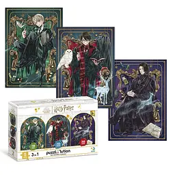Дитячий пазл 3 в 1 "Династія чарівників" DoDo Toys 200575 набір 4 в 1 - мініатюра 2