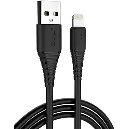 Кабель Golf GC-64I Lightning cable 1m Black - мініатюра 3