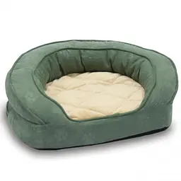 k&h Deluxe Ortho Bolster Sleeper ортопедичний лежак для собак Зелений | M