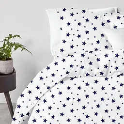 Підковдра двоспальна Cosas Starsfall 180х220 см (StarsfallBlue_White_180q) - мініатюра 3