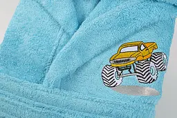 Халат дитячий Lotus - Jeep 3-4 роки бірюзовий - мініатюра 2