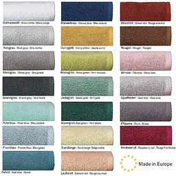 Рушник махровий Kela Ladessa 50x30 см бірюзово-синій (23199) - мініатюра 3