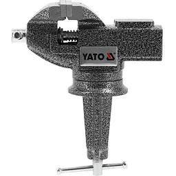 Лещата настільні обертові з наковальнею YATO губки b=60 мм (YT-65009) - мініатюра 2