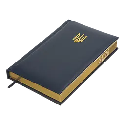 Щоденник датований Buromax Powerful 2026 A6 штучна шкіра/поролон темно-синій (BM.2583-03) - мініатюра 2