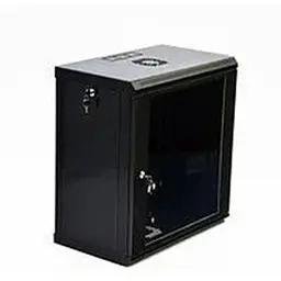 Шафа 15U 600x500x773мм ШГВ економ акрилове скло чорна