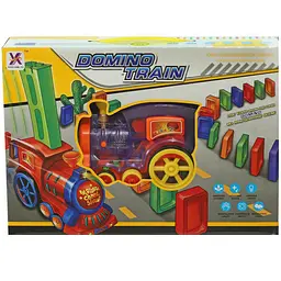 Дитяча іграшка Потяг Доміно на Батарейках Domino Train - мініатюра 6