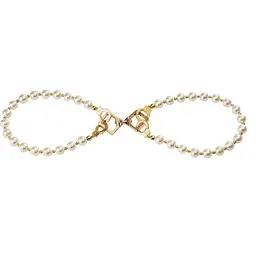 Перлинні наручники та поножі LOCKINK Pearl Handcuffs & Anklecuffs - мініатюра 4