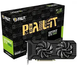 Відеокарта Palit GTX 1060 6Gb Dual (NE51060015J9-1061D) (GDDR5, 192 bit, PCI-E 3.0 x16) Б/в - мініатюра 4