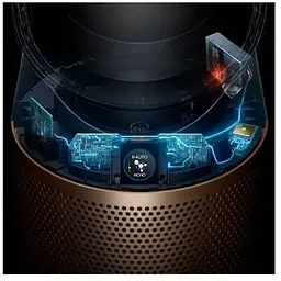 Очищувач повітря Dyson Purifier Cool Formaldehyde TP09 (White/Gold) [69468] - мініатюра 4