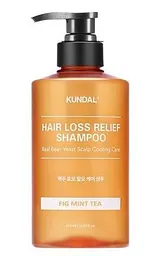 Шампунь пивний для об'єму тонкого волосся 500 мл Kundal Beer Yeast Hair Loss Relief Shampoo Fig Mint Tea - мініатюра 1