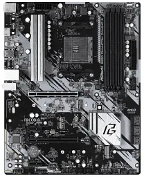 Мат.плата AM4 (B550) ASRock B550 Phantom Gaming 4, B550, 4xDDR4, CrossFireX, Int.Video(CPU), 6xSATA3, 2xM.2, 1xPCI-E 16x 4.0, 1xPCI-E 16x 3.0, 2xPCI-E 1x 3.0, 1xM.2 (Key E), ALC1200, RTL8111H, 8xUSB3.2/4xUSB2.0, HDMI, ATX - мініатюра 2