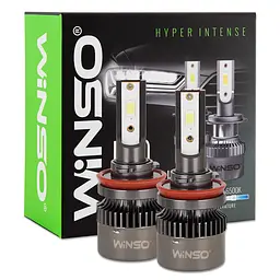 Автолампа Winso LED H8/H11/H16 12/24V 50Вт 5000Лм 6500K CSP3570 2шт(794110)