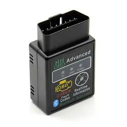 Сканер для діагностики автомобіля OBD ELM327 BT Black (AV201) - мініатюра 2