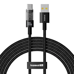 Кабель Baseus Gem Fast-Charging Cable USB to Type-C 100W 2m P10373002111-01 Black