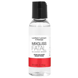 Лубрикант MixGliss FATAL - VALVET ROSE - на силіконовій основі з ароматом оксамитової троянди, 50 мл