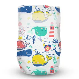 Підгузки Offspring Willy the Whale розмір NB (до 4 кг) 112 шт. (2 уп. х 56 шт.) - мініатюра 3
