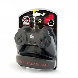 Геймпад джойстик Gembird USB PC black (JPD-UB-01) - мініатюра 4