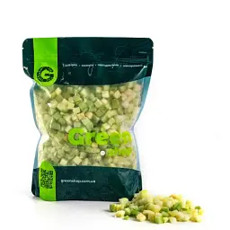 Заморожений кабачок Green Shop кубиком 500 г