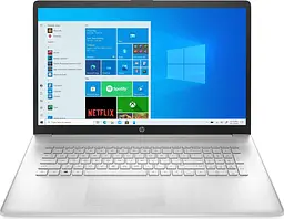 Ноутбук HP 17-cn0009ua 17.3FHD IPS AG/Intel i5-1135G7/16/1024F/NVD350-2/W10/Silver (4F784EA)