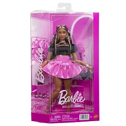 Лялька Barbie Deluxe Style Pink & Black чорний топ і рожева спідниця (JJN74) - мініатюра 8