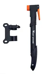 Насос велосипедний West Biking YP0711162 чорно-жовтогарячий 120 Psi (G0001537) - мініатюра 2