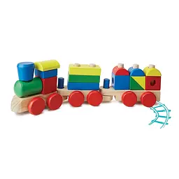 Дерев'яний поїзд з кубиків Melissa&Doug (MD572) - мініатюра 4