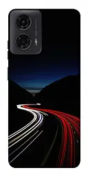 Чохол Demsky Червоно-біла дорога для Motorola Moto G24